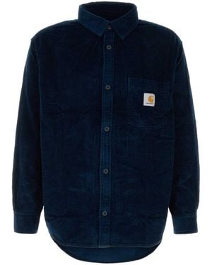 Carhartt Corduroy Loyde Shirt - Blue