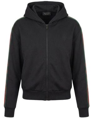 Gucci Cotton Zipped Hoodie - Black