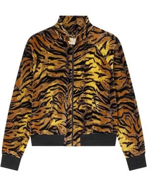 KENZO Tiger Jacquard Velvet Tracksuit Jacket - Multicolour