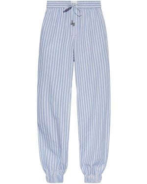 The Attico Die Attico Striped Hosen - Blau