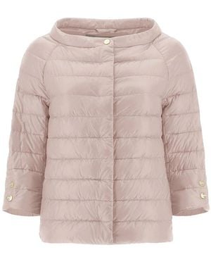 Herno Daunenjacke mit kurzen Ärmeln - Pink
