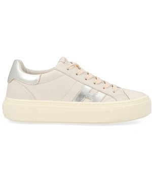 Hogan Logo Sneakers - Natural