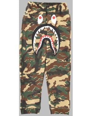 A Bathing Ape Mini Camo Shark Sweatshirt - Grey