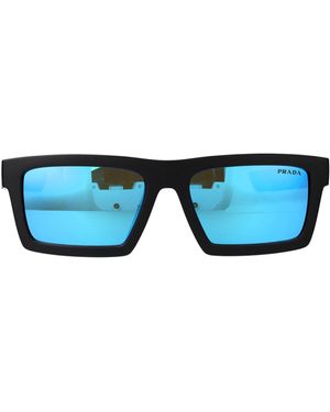 Prada Linea Rossa Squared Sunglasses 0 Ps 02 Zsu 1 Bo08 R - Blue