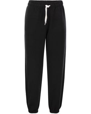 Polo Ralph Lauren Cotton Blend Tapered Joggers - Black