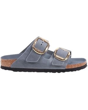 Birkenstock Arizona Big Buckle Hex Basalt, Oiled Leather, S - White
