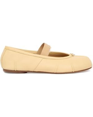 Maison Margiela Tabi Ballerina-Schuhe - Natur