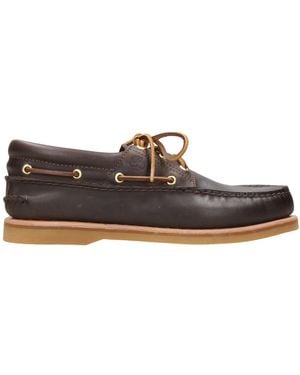 Timberland Platte Schoenen - Bruin