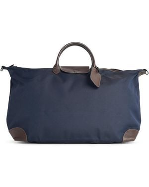 Longchamp 'Xl Blaue Reisetasche aus recyceltem Tela von Boxford