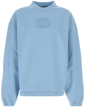 Dolce & Gabbana Crew Neck Sweatshirt - Blue