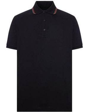 Gucci Cotton Polo Shirt - Black