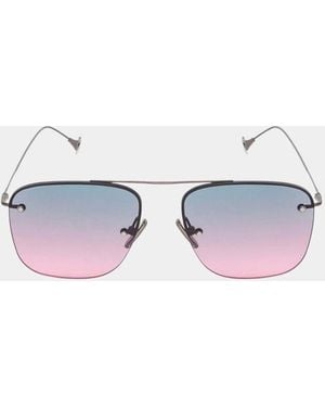 Eyepetizer Sonnenbrille Palmer C.3 20 Schwarz/Lila Farbverlauf Unisex - Braun
