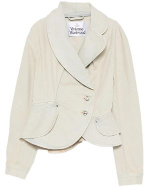 Vivienne Westwood Stormy Denim Jacket - White