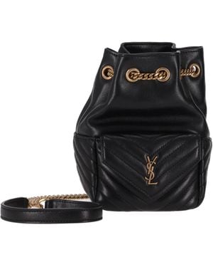 Saint Laurent Ysl Nano Bucket Mng Sintra Spo - Schwarz