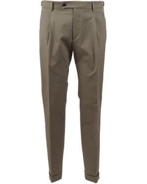 Berwich Pantalone Retrolong Verde - Grau