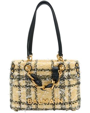 Balmain 1945 Kleine Shopper-Tasche - Mettallic
