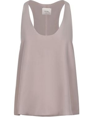 Alysi Blouse Made Of Silk - Natural