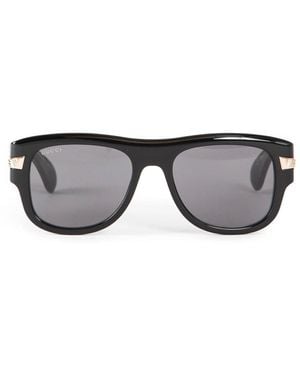 Gucci Logo Zonnebril - Grijs