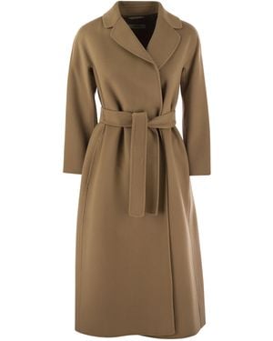 Max Mara Esturia Wool Coat - Natural
