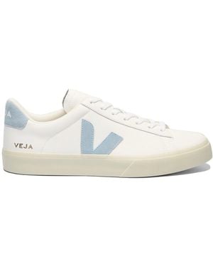 Veja Trainers Campo Chromefree Steel - White