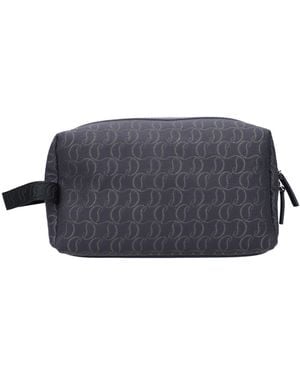 Louboutin Beauty Case Fabric/Smoke - Blue