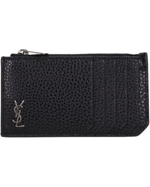 Saint Laurent Document Holder Skin - Black