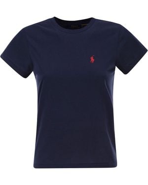 Polo Ralph Lauren Classic Fit Crew Neck T Shirt - Blue
