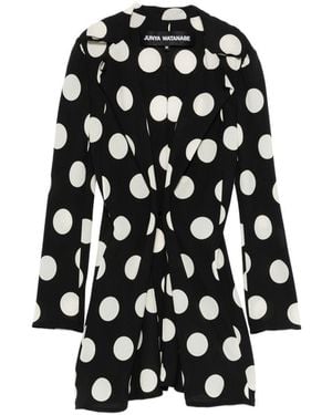 Junya Watanabe Dotted Single-Breasted Jacket - White