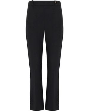 Elisabetta Franchi Flare Trousers - Black
