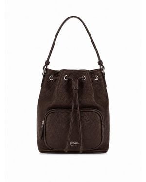 LA ROSE Borsa Sacchetto Grande Moro - Black