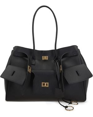 Balenciaga Carry All Bel Air Media - Black