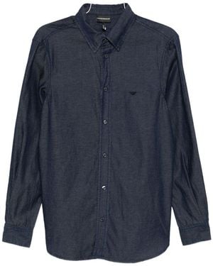 Emporio Armani Denim Cotton Shirt - Blue