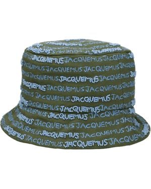 Jacquemus Sombrero Cubo Bordado - Verde
