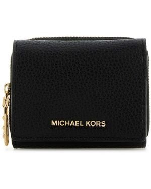 MICHAEL Michael Kors Leather Empire Wallet - Black