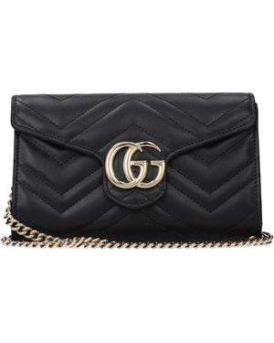 Gucci Marmont Pochette Leather - Black