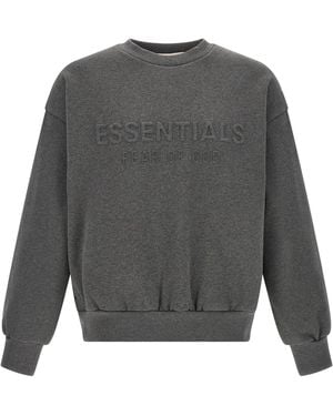 Fear Of God Long-Sleeve Sweatshirt With Embossed Detailing - Grey