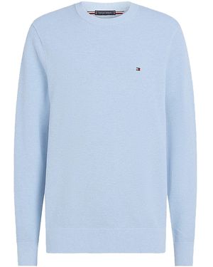 Tommy Hilfiger Pullover mit Waben Textur - Blau