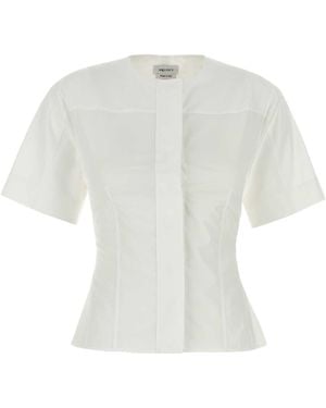 McQueen Poplin Shirt Cotton - White