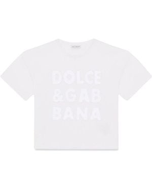 Dolce & Gabbana Kurzarm T -Shirt - Weiß