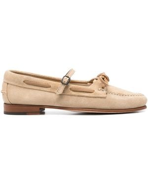 Hereu Lorea Suede Shoes - Natural