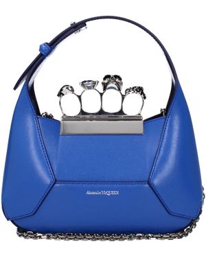 Alexander McQueen Hand Bags Leather - Blue