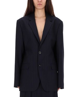 Maison Margiela Wool Jacket - Blue