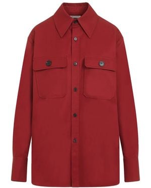 Saint Laurent Cotton Shirt - Red