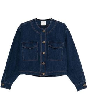Forte Forte Denim Cotton Overshirt - Blau