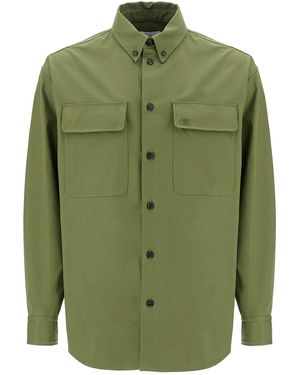 Off-White c/o Virgil Abloh Gabardine Oversh - Grün