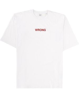 Aspesi Graphic Crew Neck T-Shirt - White