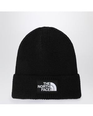 The North Face Beanie With Logo Patch - Black