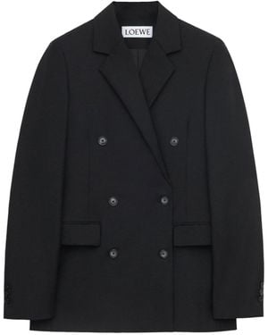 Loewe Giacca Di Lana Miscela - Nero