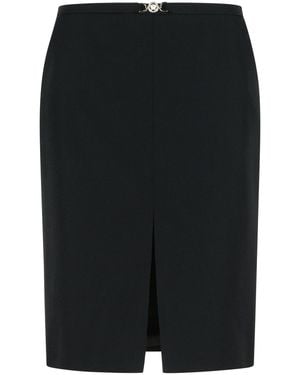 Versace Virgin Wool Skirt - Black