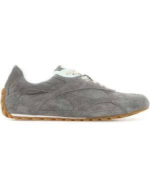 Bottega Veneta Orbit Tutta Suede - Grey